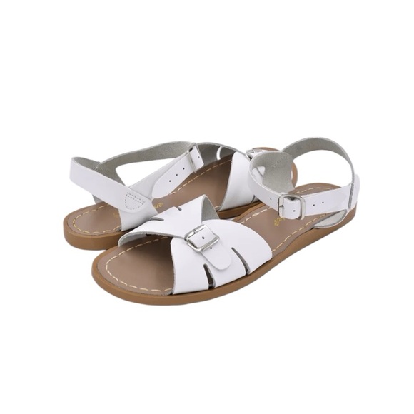 The Salt Water Classic, White Sandals, size 7W, NIB, $55 - Picture 4 of 11